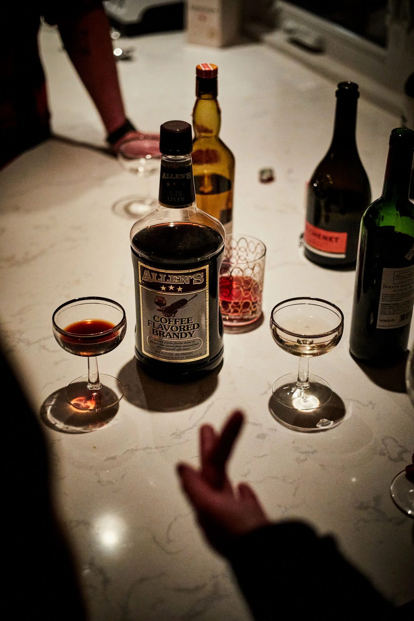 A cocktail made with Allen's